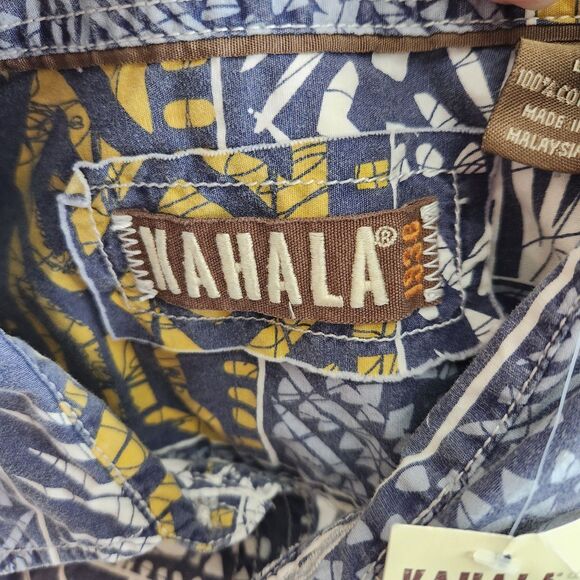 Kahala 1936 New With Tags Bali Hawaiian Shirt Made In Hawaii Men Size Large - Picture 10 of 16